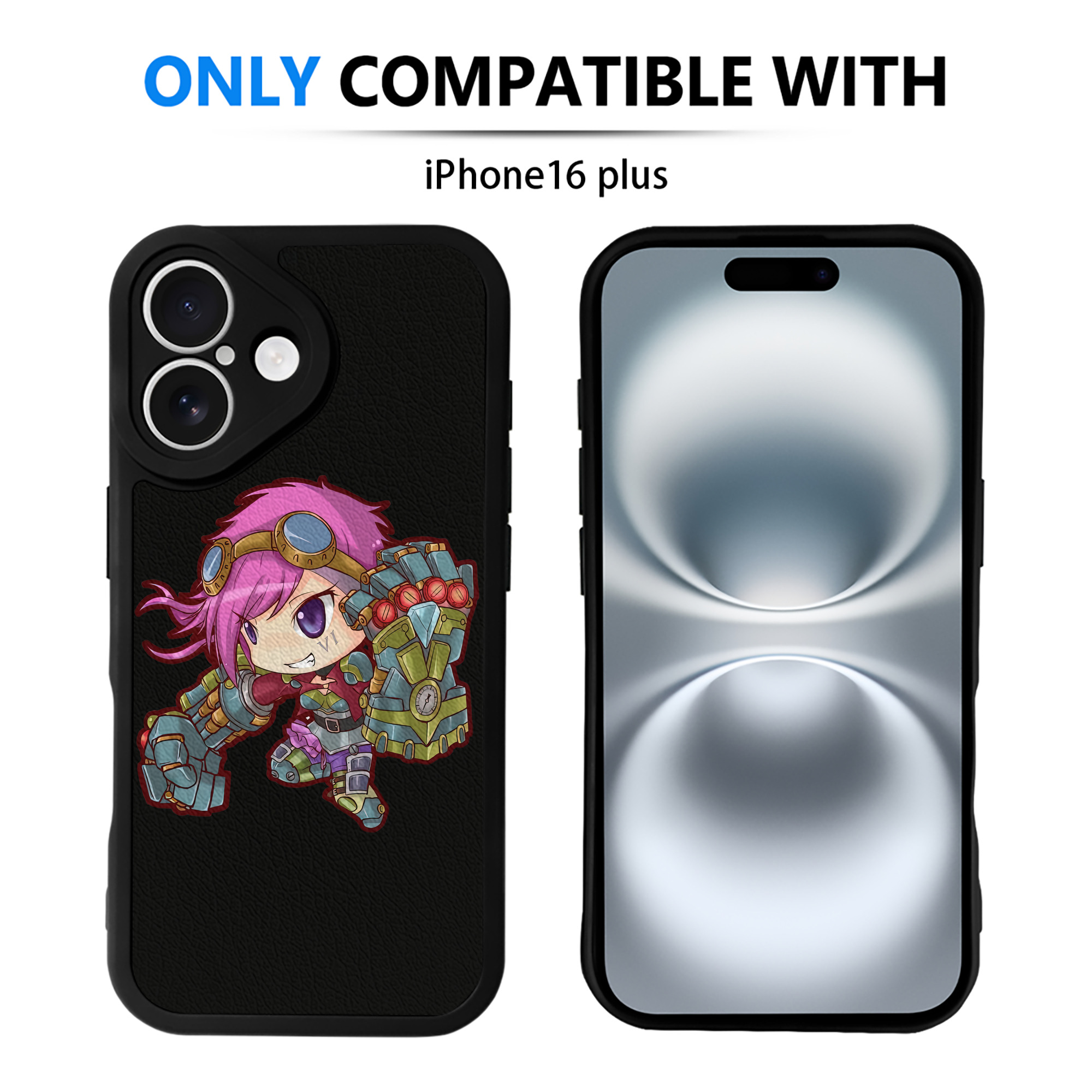 リーグ・オブ・レジェンド League of Legends LOL 【iPhone 16シリーズ対応】シリコンスマホケース（レザー調） 材質：シリコン
